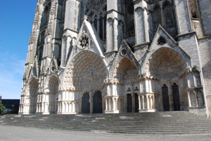 Bourges cathedral portals