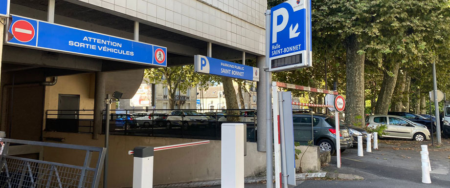 Fermeture du parking Saint-Bonnet